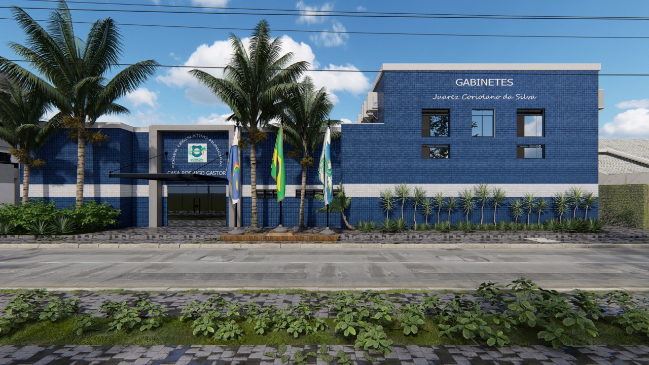 Câmara Municipal inicia construção de nova fachada