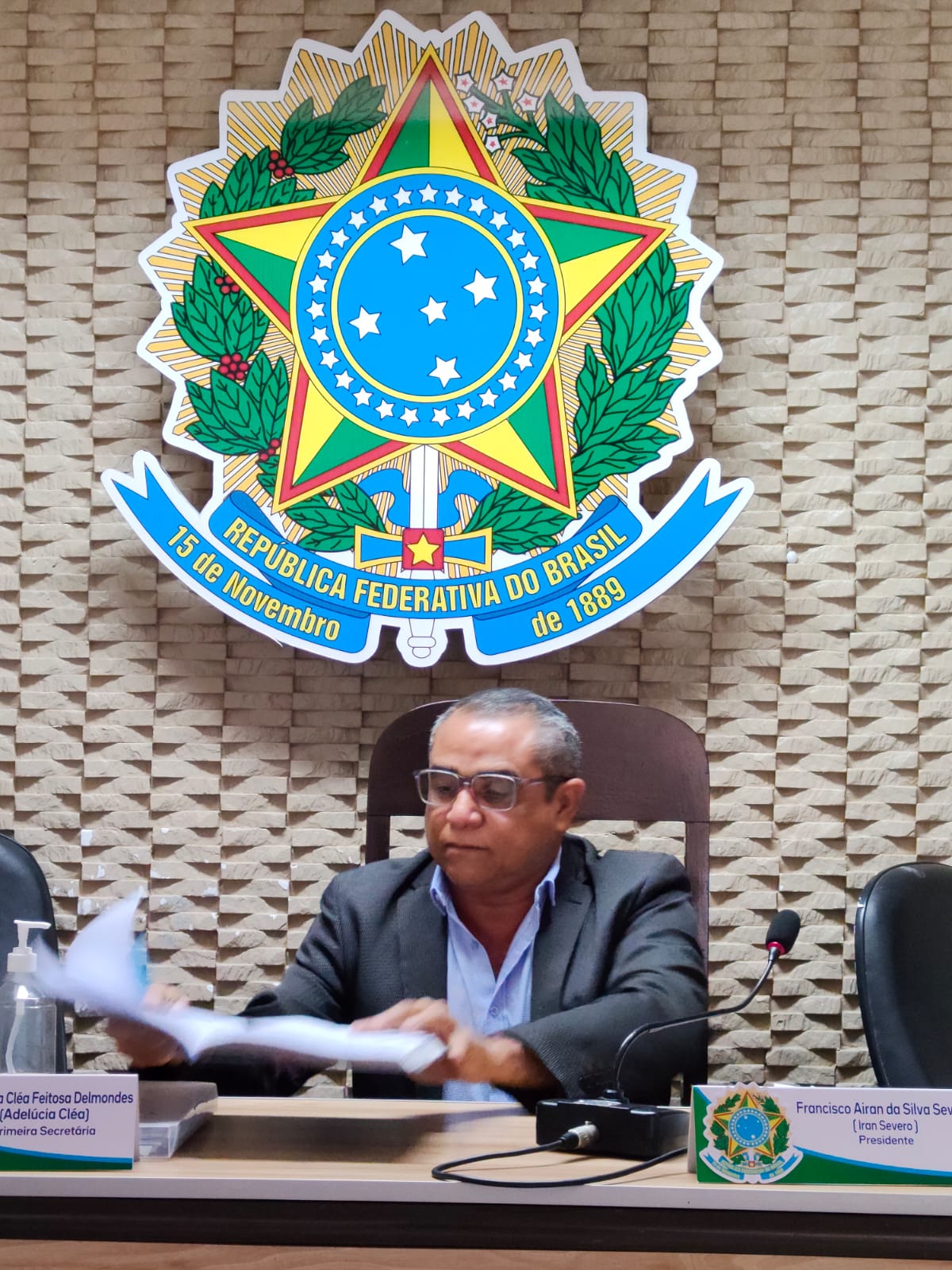 Presidente da Câmara Iran Severo avalia primeiro ano de gestão à frente da Casa Rodrigo Castor