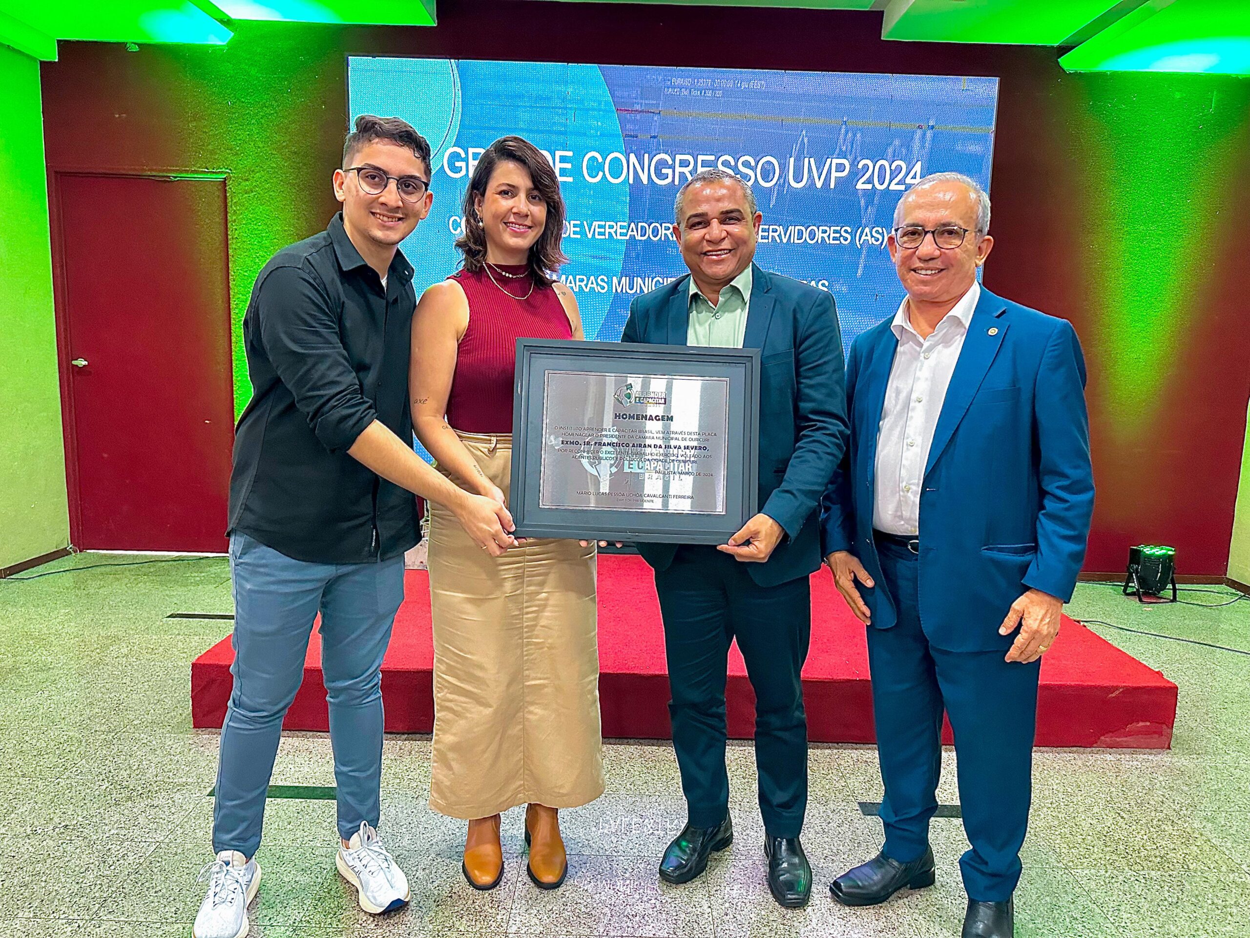 Presidente da Câmara Iran Severo é Reconhecido no 5° Congresso Nacional de Agentes Públicos e Políticos